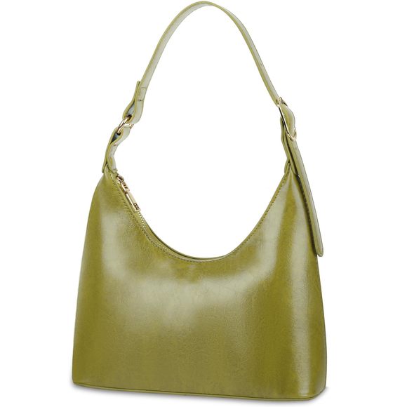 Green Purse Small Leather Shoulder Bag Trendy Purses 2025 Cute Mini o_o - Picture 1 of 7